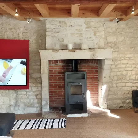 Charmante Maison Xviiieme Renovee Avec Piscine Et Terrasse, Proche Riviere Et Pistes Cyclables - Fr-1-426-99 度假居 *